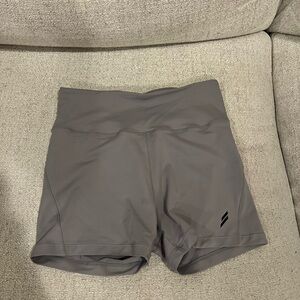 Doyoueven gray biker workout shorts